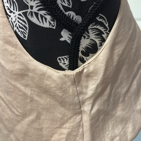 She + Sky Cream/GOLD Ruffled Dress - Picture 7 of 11